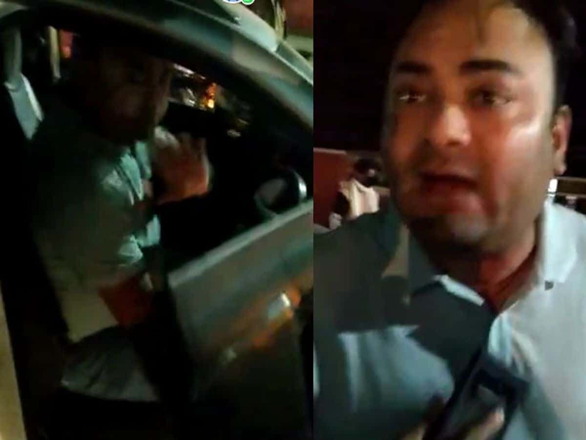 शोरूम के मालिक ने पुलिसकर्मियों को बकी गाली, कहा- सीएम और उनकी पत्नी यहां बैठने आती है
