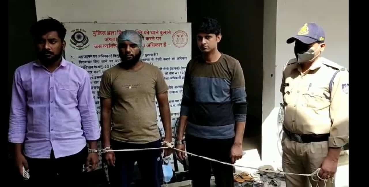 रेमडेसिवीर इंजेक्शन की कालाबाजारी करने वाले डॉक्टर, मेडिकल संचालक सहित 3 गिरफ्तार
