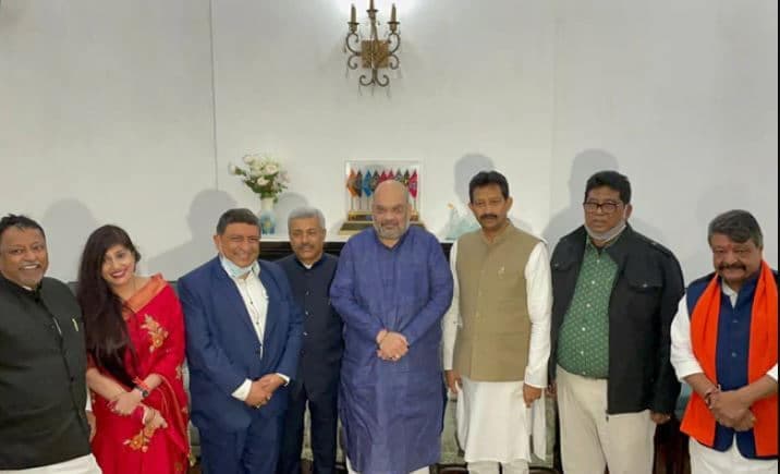 BJP का मिशन बंगाल : अमित शाह ने ममता के किले में लगाई सेंध, TMC के तीन बागी विधायकों समेत 5 नेता भाजपा में शामिल
