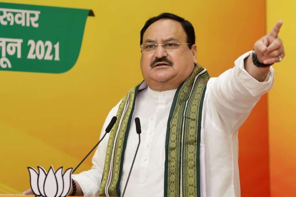 जेपी नड्डा ने बताया BJP में क्यों शामिल हुए सिंधिया, कमलनाथ को घेरा, शिवराज की तारीफ