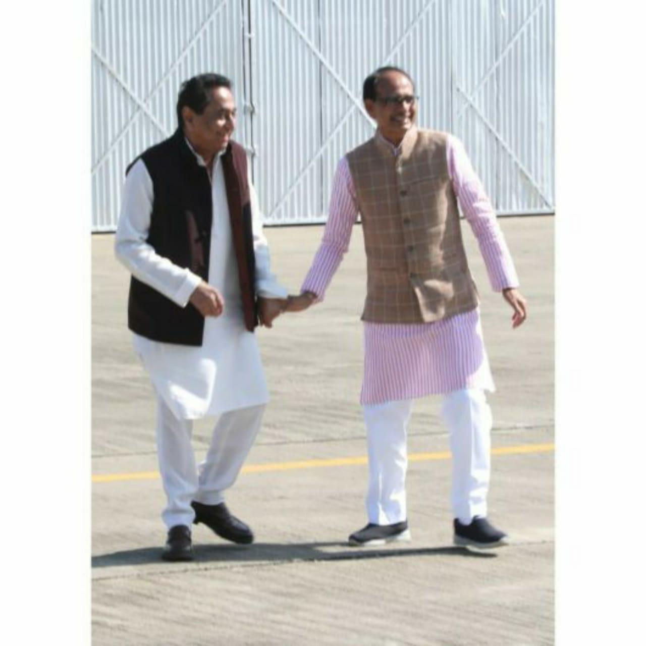 इधर दिग्विजय की इंतजार में तरसी अखियां उधर कमलनाथ ने शिवराज से की बतियां