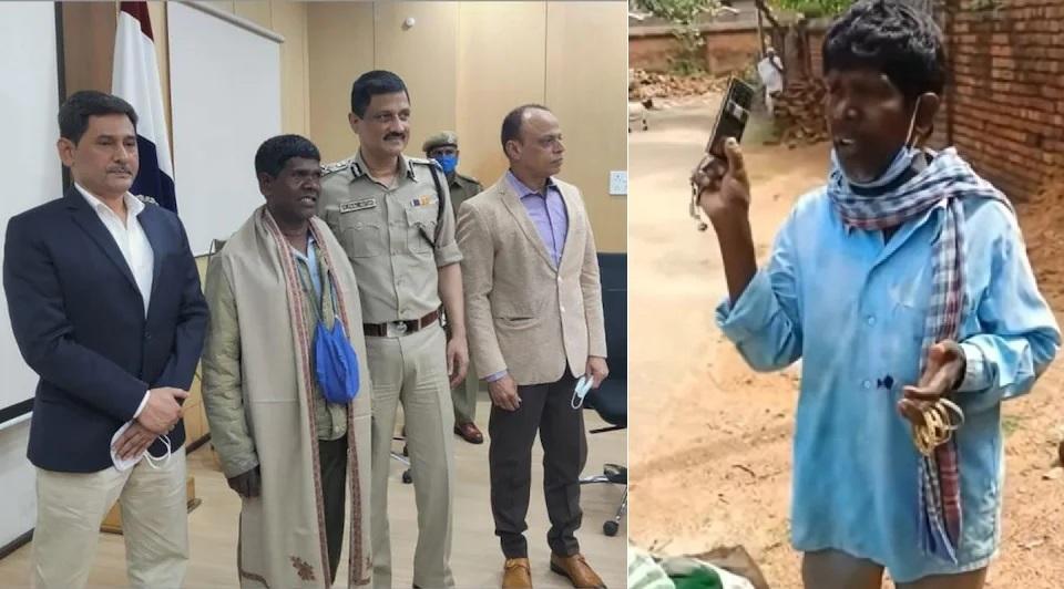 Kachcha Badam Song : “कच्चा बादाम” गाना गाने वाले काका भी हो गए वायरल, पुलिस ने किया सम्मानित