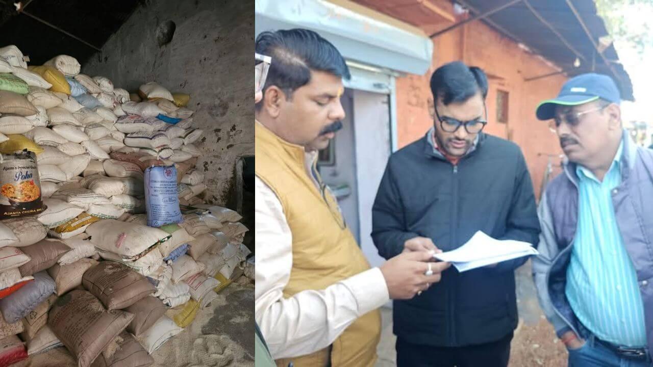 गरीबों के राशन पर डाका, व्यापारी के गोदाम में मिला 700 क्विंटल से ज्यादा पीडीएस का चावल, प्रशासन ने जब्त किया