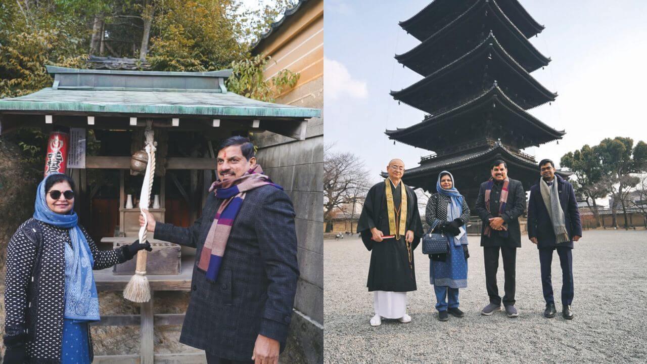 जापान दौरे पर सीएम डॉ मोहन यादव ने किंकाकु-जी मंदिर, टो-जी टेम्पल में दर्शन किये, निवेशकों से बोले- MP अनंत संभावनाओं वाला प्रदेश