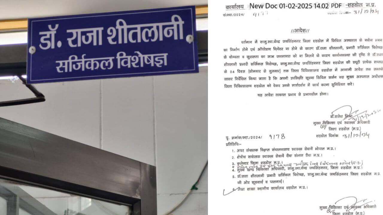 शहडोल जिला अस्पताल की व्यवस्थाओं पर उठ रहे सवाल, जांच की मांग