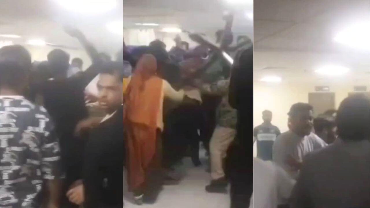 मरीज की मौत से गुस्साए परिजनों का भोपाल के हमीदिया अस्पताल में हंगामा, डॉक्टर्स पर किया हमला, जमकर की मारपीट