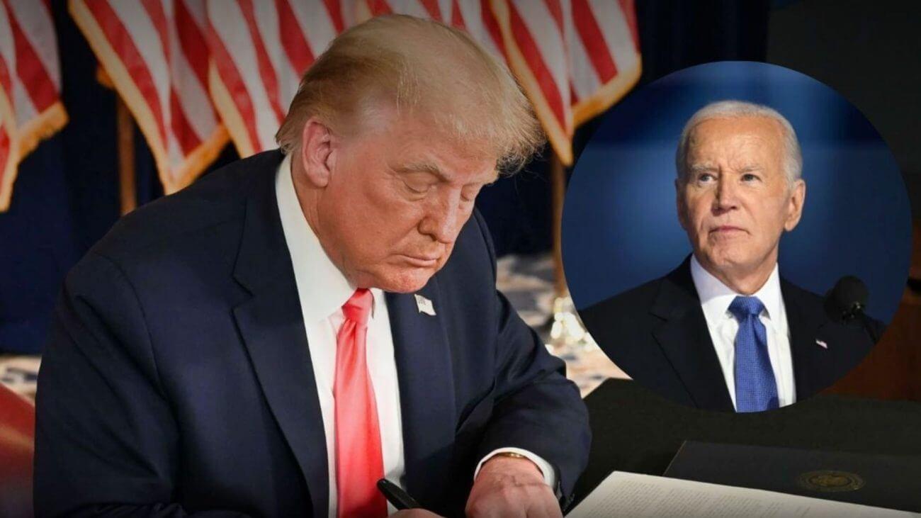 डोनाल्ड ट्रंप का फिर बड़ा फैसला! पूर्व राष्ट्रपति जो बाइडेन के कार्यकाल के 92% एग्जीक्यूटिव ऑर्डर्स रद्द किए