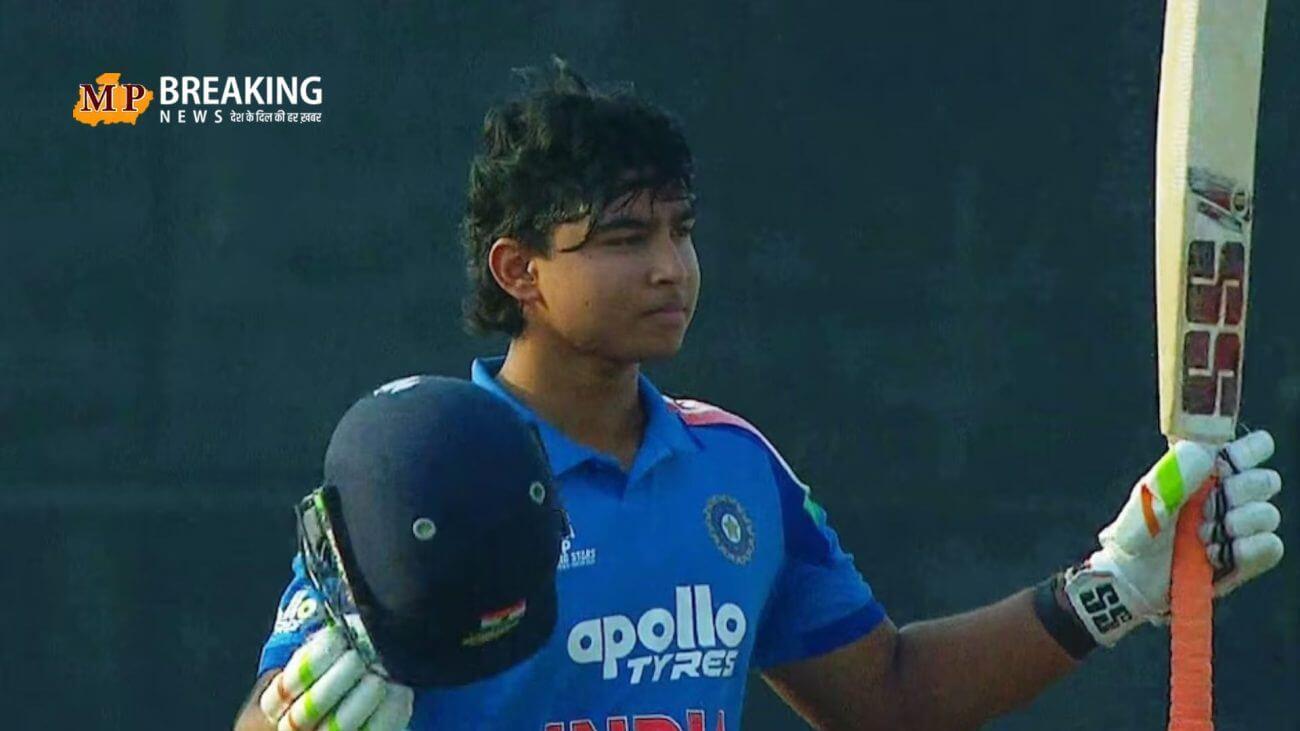 वैभव सूर्यवंशी ने फिर मचाया धमाल, 42 गेंदों में बना दिए 144 रन, जड़ दिए 15 छक्के