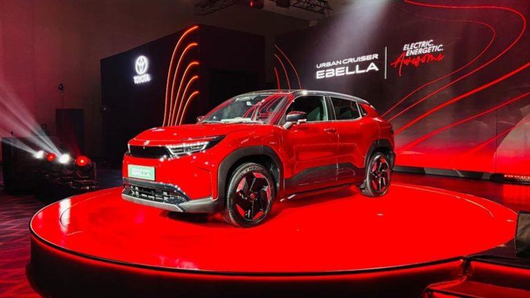 Toyota की पहली इलेक्ट्रिक SUV ‘Urban Cruiser Ebella’ भारत में लॉन्च, 543 km रेंज और ADAS सेफ्टी से होगी लैस