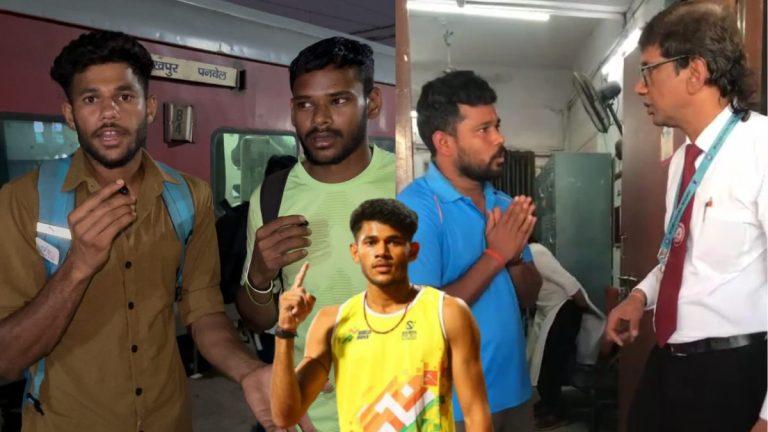 देवास के इंटरनेशनल एथलीट देव मीणा से रेलवे स्टेशन पर बदसलूकी, पोल ले जाने पर वसूला गया जुर्माना