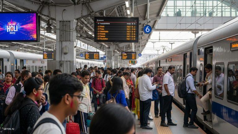 होली पर यात्रियों के लिए खुशखबरी, रतलाम मंडल से चलने वाली स्पेशल ट्रेनों के बढ़े फेरे