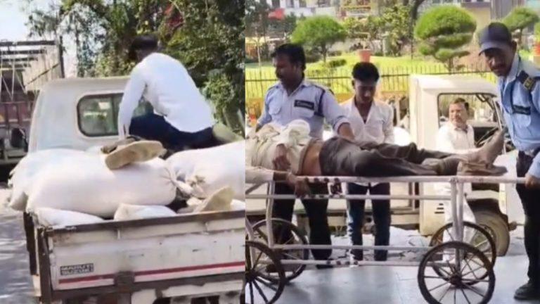 ‘पापा आंखें खोलिए…’ पिता को आया हार्ट अटैक, एंबुलेंस नहीं मिली तो लोडर में CPR देता रहा बेटा, शहर के जाम में हुई देरी