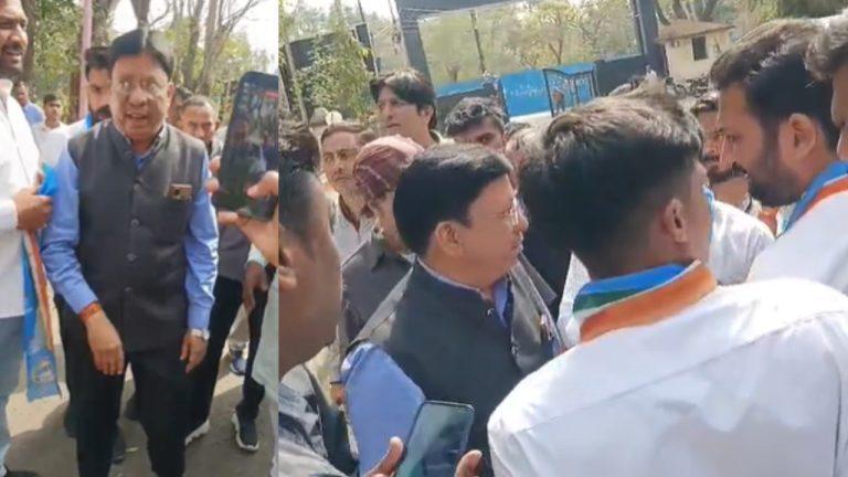 रानी दुर्गावती विश्वविद्यालय के कुलगुरु राजेश वर्मा को NSUI ने घेरा, अवैध नियुक्ति और परीक्षा न होने पर इस्तीफे की मांग