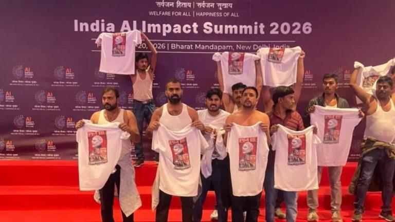 दिल्ली AI समिट में यूथ कांग्रेस के शर्टलेस प्रदर्शन पर पूर्व जजों और अधिकारियों ने की निंदा, कहा- यह सोची-समझी नौटंकी थी