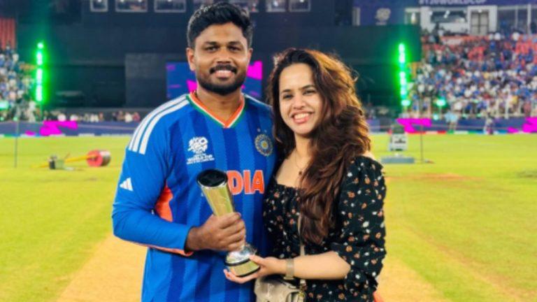 T20 विश्व कप के हीरो सैमसन का केरल में होगा भव्य स्वागत, राज्य सरकार देगी विशेष सम्मान, संजू ने पत्नी के लिए भावुक पोस्ट