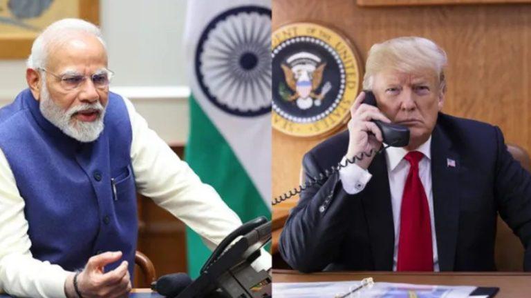 प्रधानमंत्री मोदी और अमेरिकी राष्ट्रपति डोनाल्ड ट्रंप के बीच फोन पर बातचीत, कई महत्वपूर्ण मुद्दों पर हुई चर्चा