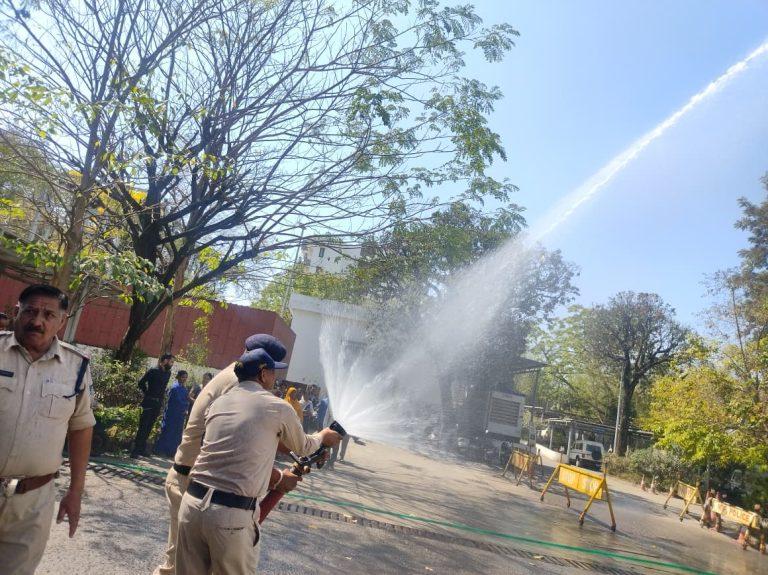 भोपाल पुलिस मुख्यालय में बजा सायरन, मचा हड़कंप, मॉक-ड्रिल ने फैलाई सनसनी
