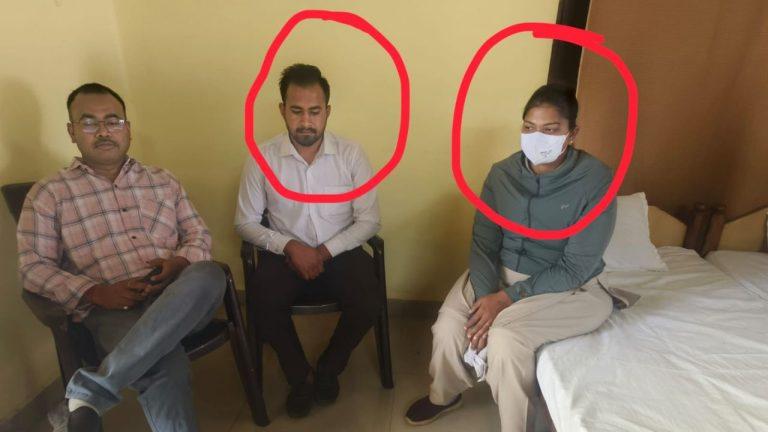 जबलपुर लोकायुक्त पुलिस एक्शन, परिवहन विभाग में पदस्थ महिला आरक्षक प्राइवेट व्यक्ति के साथ रिश्वत लेते गिरफ्तार