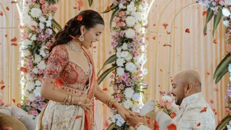 भारतीय क्रिकेटर पृथ्वी शॉ ने आकृति अग्रवाल संग की सगाई, सोशल मीडिया पर शेयर की तस्वीर