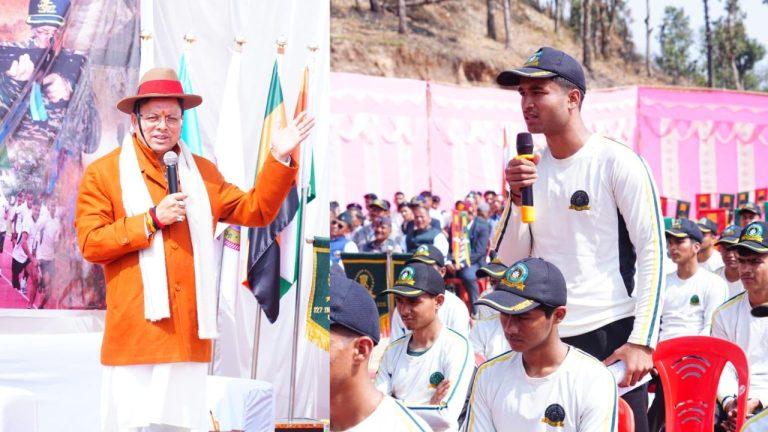 उत्तराखंड के भराड़ीसैंण में CM धामी ने अग्निवीर कैडेट्स से किया संवाद, 10 प्रतिशत आरक्षण का वादा, ‘धाकड़’ छवि का भी खोला राज