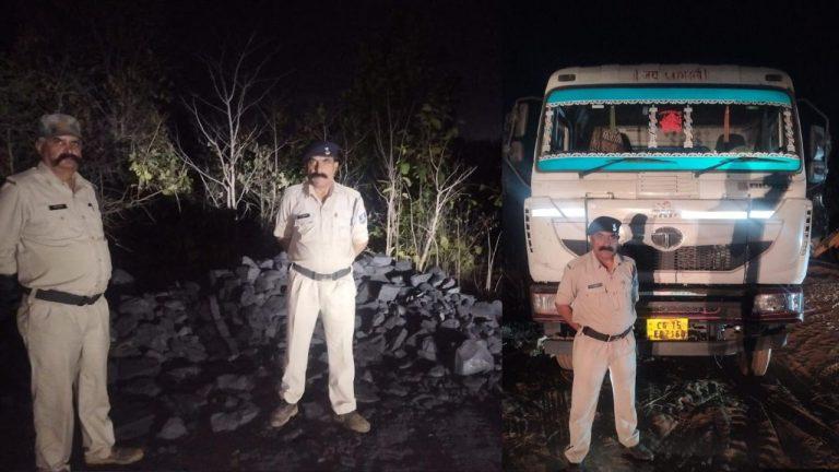 सिंगरौली : रात के अंधेरे में कोयले का खेल बेनकाब, 40 टन अवैध भंडारण, डंपर-जेसीबी जब्त, NCL की सुरक्षा व्यवस्था पर सवाल