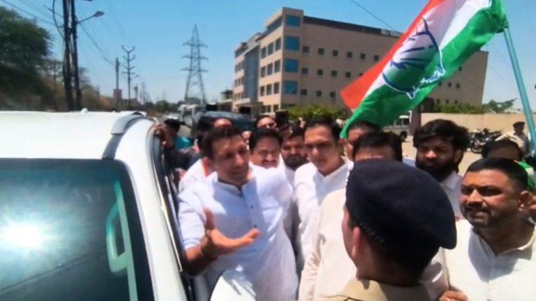 रायसेन कृषि मेले में जीतू पटवारी को No Entry! बैरिकेडिंग लगाकर रोका काफिला, MP कांग्रेस अध्यक्ष ने सरकार पर लगाया अराजकता का आरोप