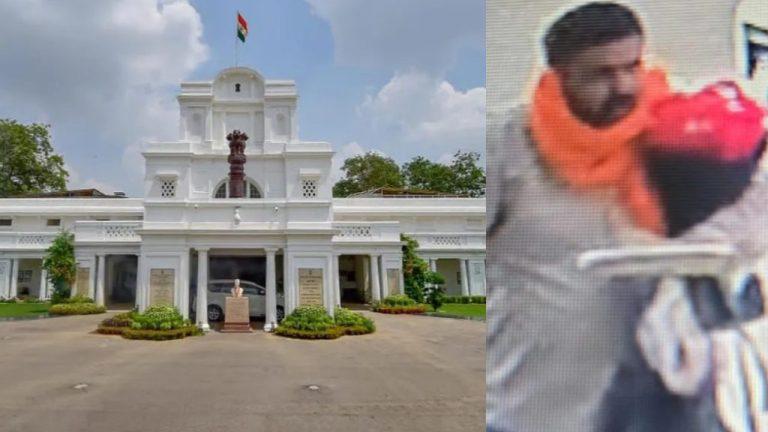 दिल्ली विधानसभा सुरक्षा चूक पर बड़ी कार्रवाई, दो पुलिसकर्मी निलंबित, स्पीकर की गाड़ी के पास गुलदस्ता रखने वाला आरोपी हिरासत में..