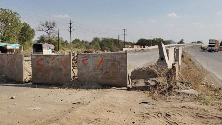 रालामंडल बायपास ब्रिज फिर बंद: जल्दबाजी में खोला, अब तोड़फोड़ कर सुधार