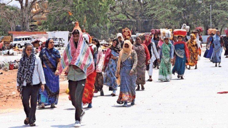 पंचकोशी यात्रियों का आज से नगर प्रवेश, महाकाल मंदिर समिति की ओर से की जा रही भोजन व्यवस्था