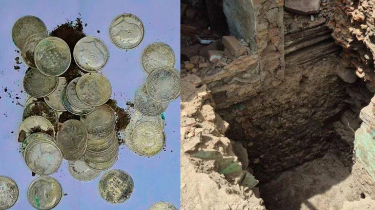दमोह में खुदाई से निकले 35 किलो के चांदी के सिक्के, मजदूर बोले- मालिक सारे सिक्के लेकर भाग गया
