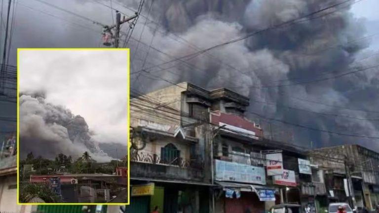 फिलीपींस का ‘मायोन’ ज्वालामुखी’ फिर हुआ सक्रिय, 6 किमी तक का इलाका किया गया सील, हजारों लोगों ने घर छोड़े