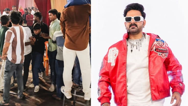 पवन सिंह के कार्यक्रम में बेकाबू हुई भीड़, लाठीचार्ज के बीच टूटीं कुर्सियां और मची भगदड़