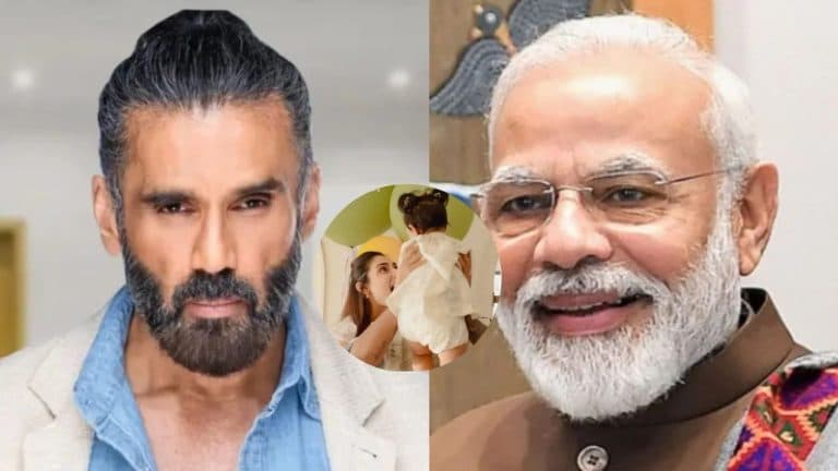 सुनील शेट्टी की 15 महीने की नातिन बनी PM मोदी की फैन, रोज फोटो को खिलाती है लड्डू