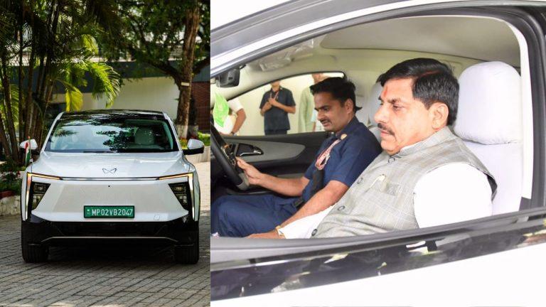 MP News : सीएम डॉ मोहन यादव के काफिले में EV कार शामिल, कार का नंबर भी दे रहा खास सन्देश