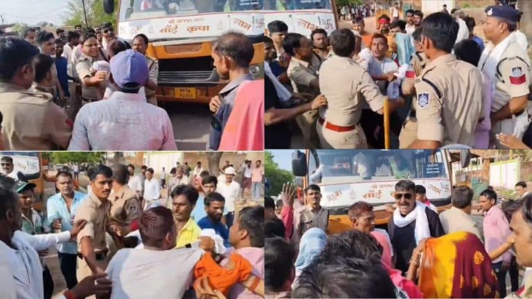 चोरी के आरोपी को रिश्वत लेकर छोड़ने के आरोप, चक्काजाम कर रहे ग्रामीणों पर फूटा SDOP का गुस्सा, की धक्कामुक्की और अभद्रता