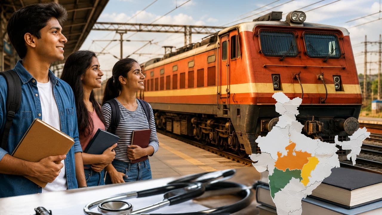 NEET 2026: अब एग्जाम सेंटर पहुंचना होगा आसान, MP-गुजरात-राजस्थान के लिए स्पेशल ट्रेनें