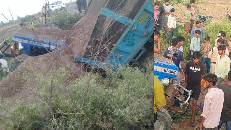 डबरा में अवैध रेत परिवहन ने ली एक और जान, ट्रैक्टर-ट्रॉली पलटने से चालक की मौत, हादसे ने खड़े किए गंभीर सवाल