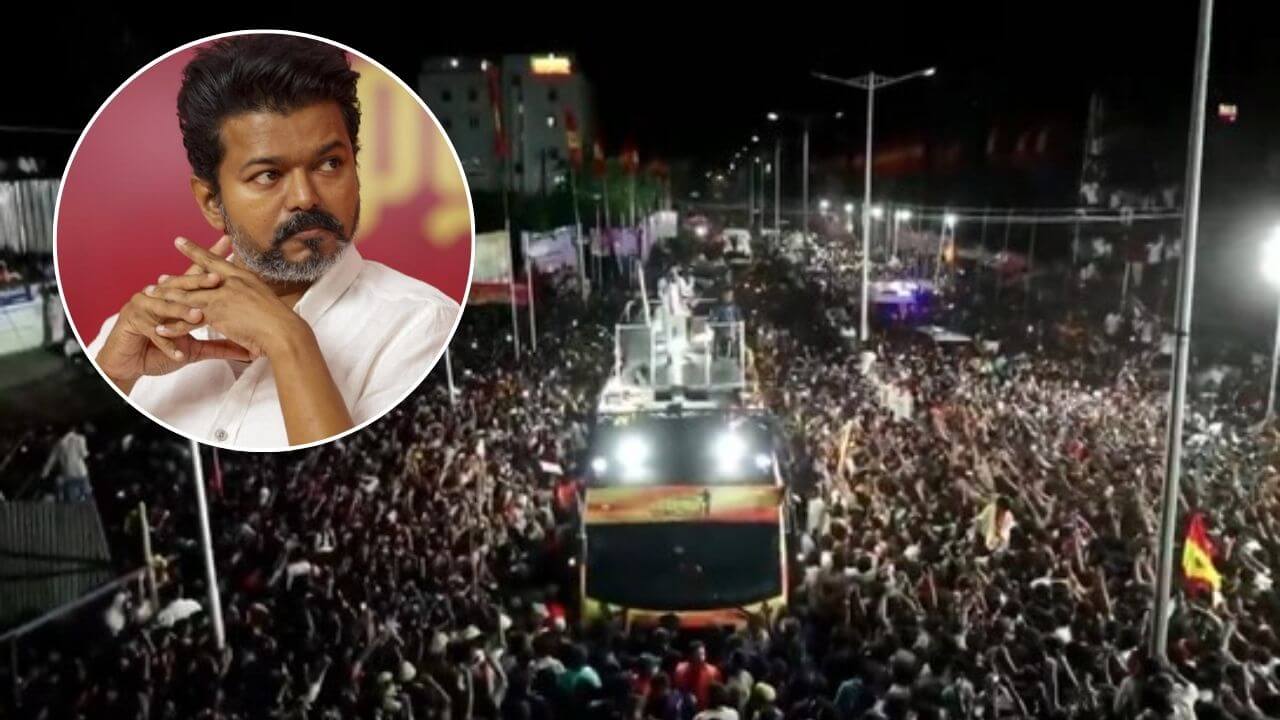 अभिनेता आणि TVK प्रमुख विजयच्या रॅलीत चेंगराचेंगरी; 29 जणांचा मृत्यू झाल्याची माहिती
