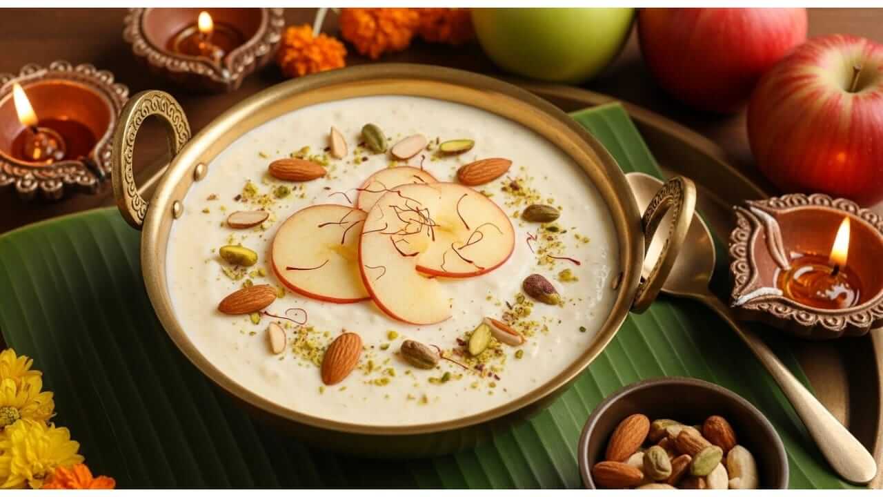 BhauBeej 2025 : भाऊबीज स्पेशल घरच्या घरी बनवा अ‍ॅपल रबडी पाहा रेसिपी