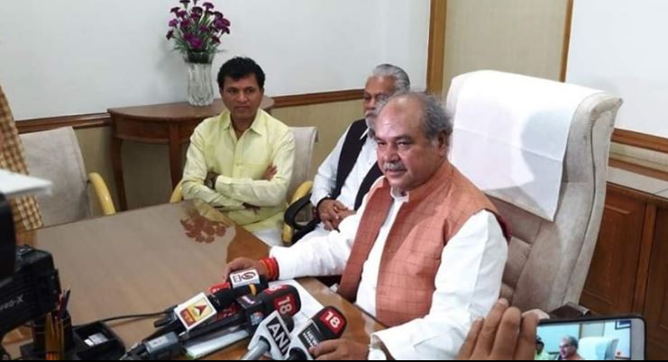 narendra-singh-tomar-takes-charge-as-Minister-of-Agriculture