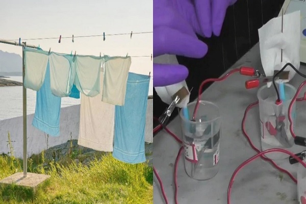 एक अनोखा प्रयोग, 50 गीले कपड़ों से बनाई गई बिजली