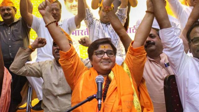 बीजेपी की जीत पर सांसद प्रज्ञा ठाकुर ने जताई खुशी, कहा- जनता ने दिया कांग्रेस को जवाब