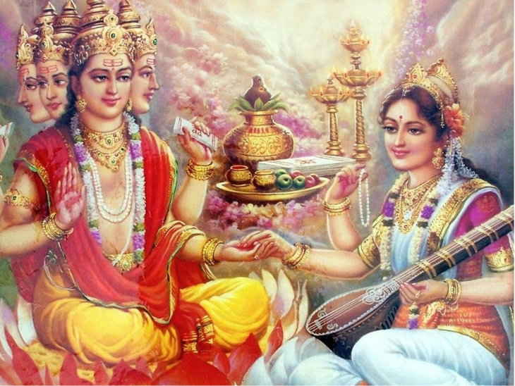 interesting-story-about-saraswati-and-brahma-ji-marriage