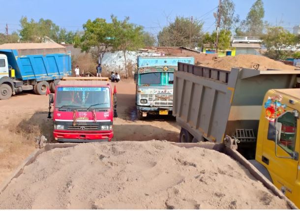 revenue-department-action-against-over-loaded-sand-truck