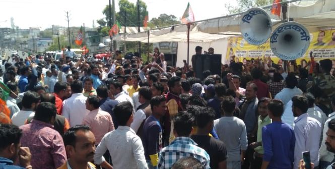 BJP's-Dhikkaar-protest-against-Kamal-Nath-government