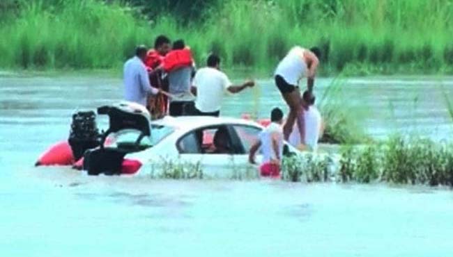 pushed-his-bmw-car-in-river-after-his-father-denied-to-buy-him-a-jaguar-car
