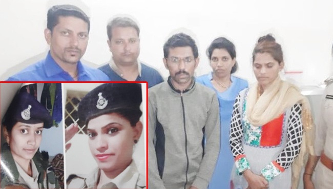 in-indore-husband-gave-wifes-police-uniform-to-girlfriend-and-start-illegal-recovery