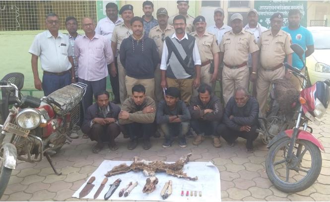 Four-accused-arrested-on-hunting-in-burhanpur