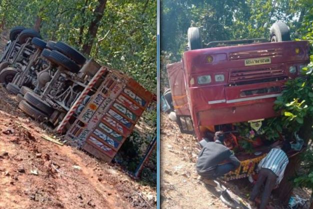 bus-and-truck-collide-in-sidhi