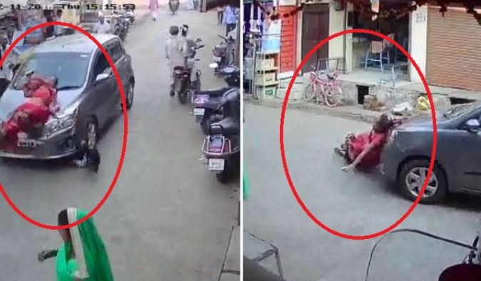 Incident-not-less-than-miracle-car-hit-child-incident-record-in-cctv